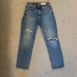 Rag and Bone size 26: Wren High-Rise Slim Straight
